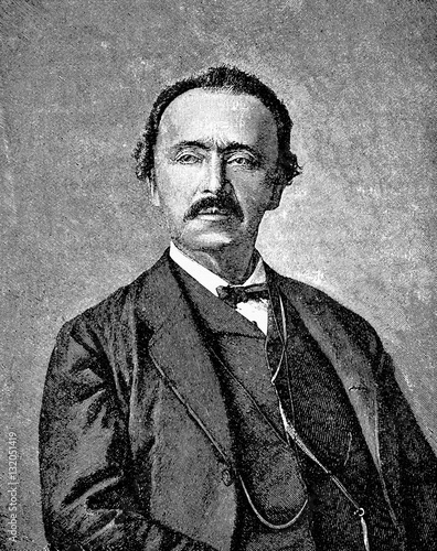 Heinrich Schliemann was a German businessman and archaeologist pioneer of excavation related to the site of ancient Troy and other historical places described by Homer. photo