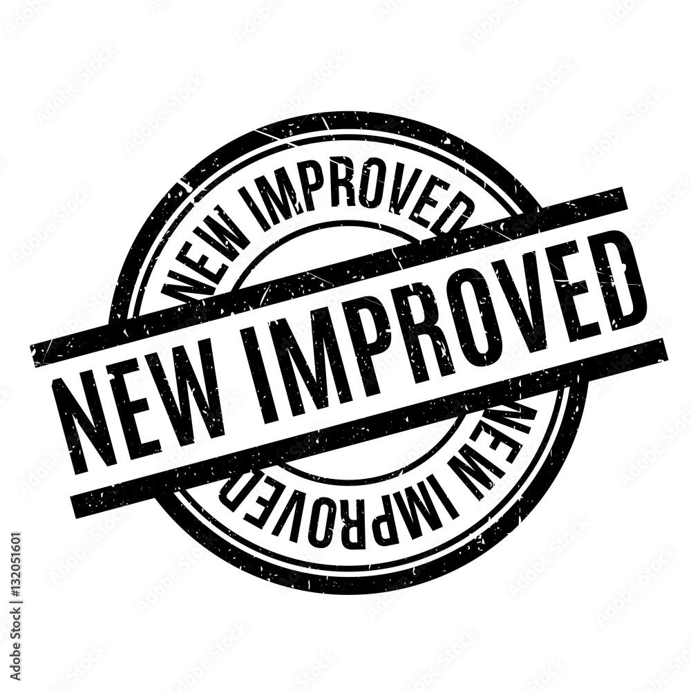 New Improved rubber stamp New Improved rubber stamp