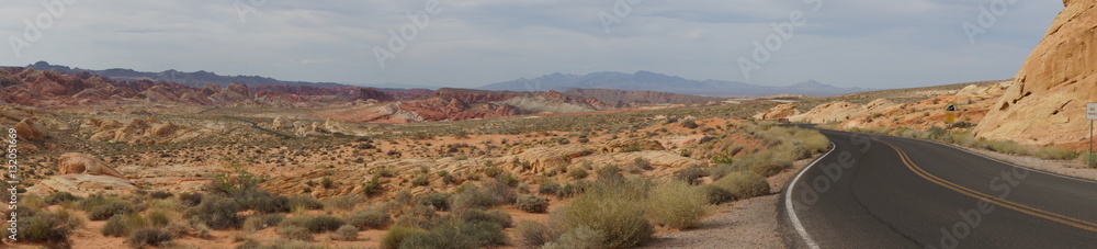 Panorama Mojave-Wüste