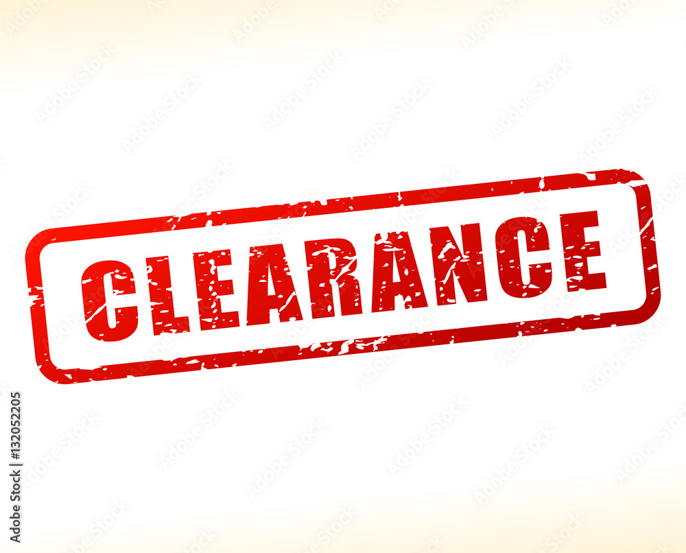 clearance text buffered clearance text buffered