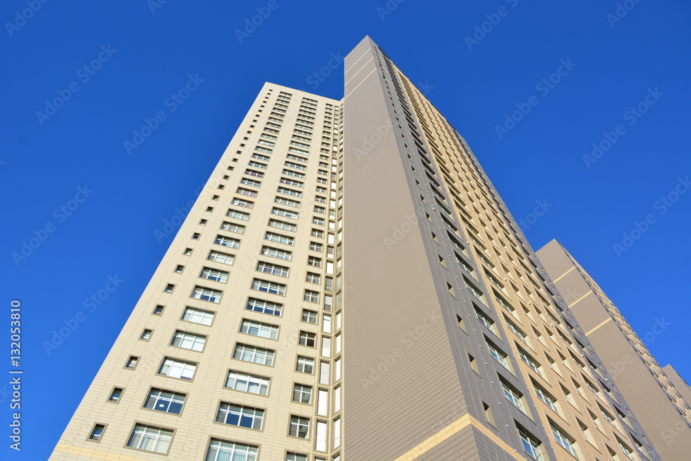 Obraz premium Modern residential building in Astana, Kazakhstan
