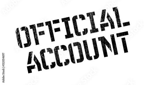 Official Account rubber stamp