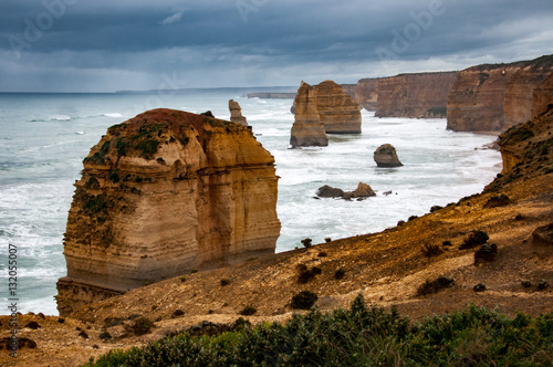 The Twele Apostles rock formation at Great Ocean Drive, Victoria, Australia