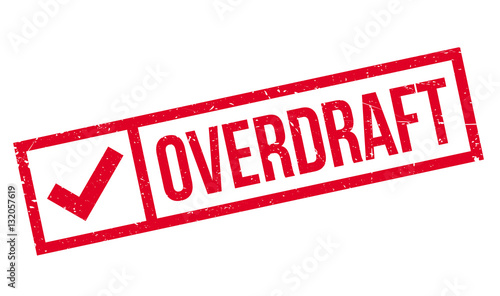 Overdraft rubber stamp