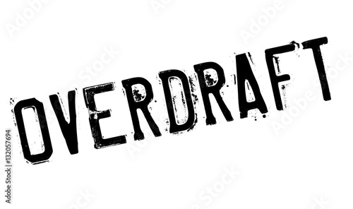 Overdraft rubber stamp