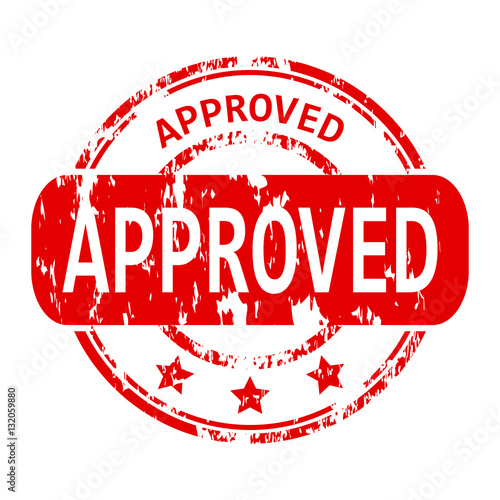 Approved rubber stamp.