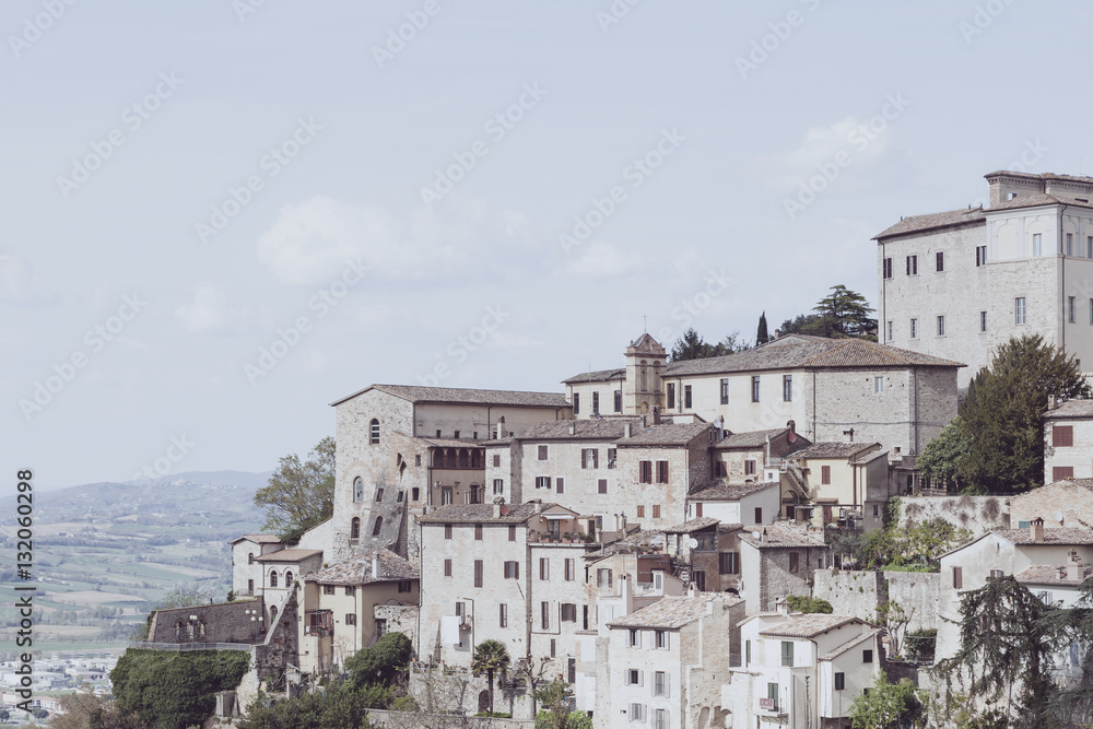 houses view in the village of todi