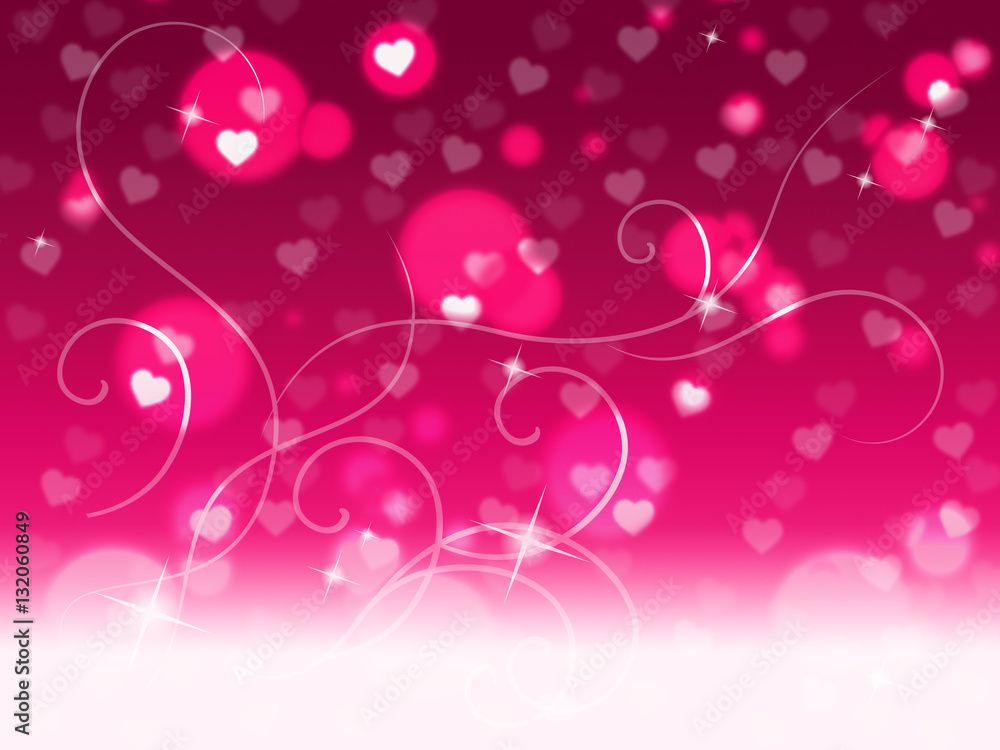 Pink Copyspace Background Represents Valentine Day And Affection Pink Copyspace Background Represents Valentine Day And Affection
