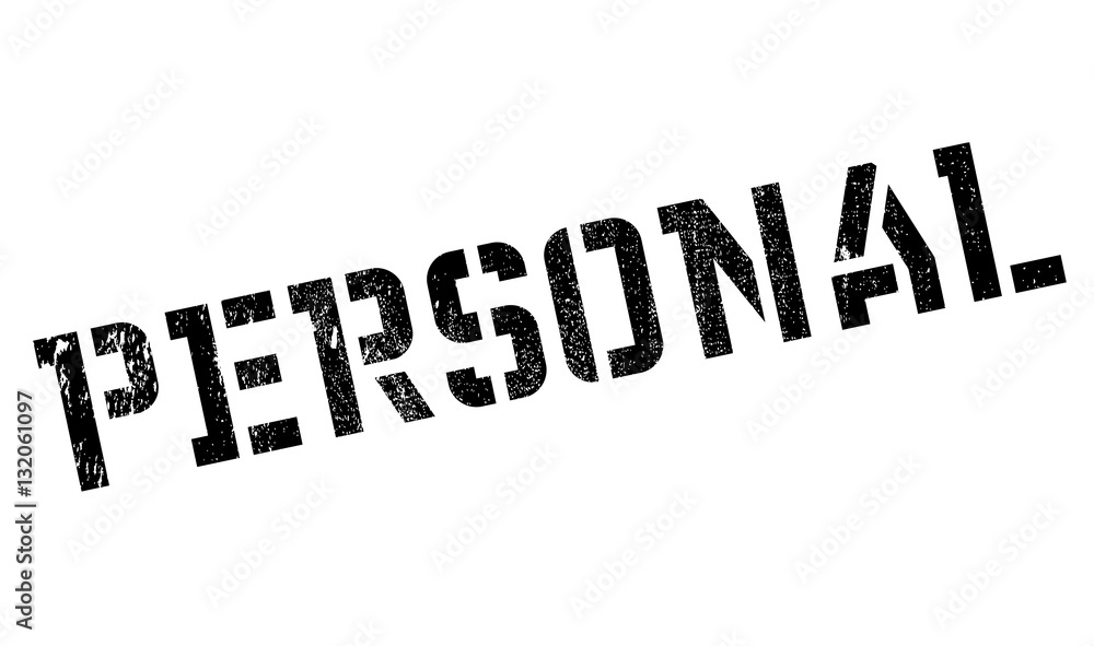 Personal rubber stamp