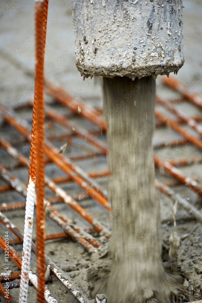 construction site pouring concrete construction site pouring concrete