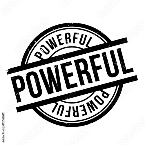 Powerful rubber stamp