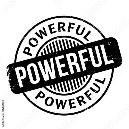 Powerful rubber stamp