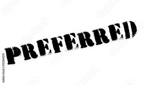 Preferred rubber stamp