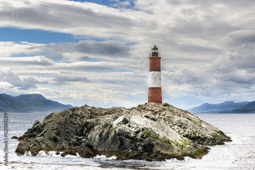 Lighthouse in the Beagle Channel, Ushuaia, Argentina (Tierra del Fuego)