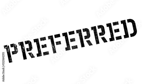 Preferred rubber stamp