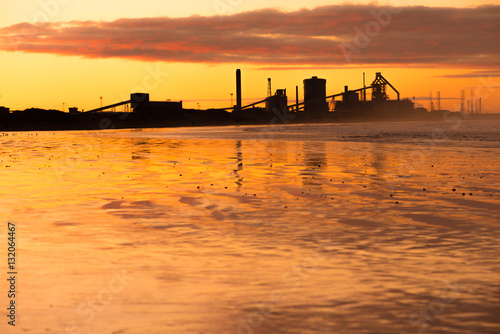 Industrial silhouette  photo