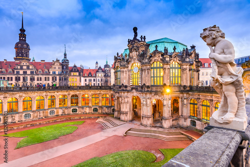 Obraz na płótnie Zwinger Palace - Dresden, Saxony, Germany w salonie