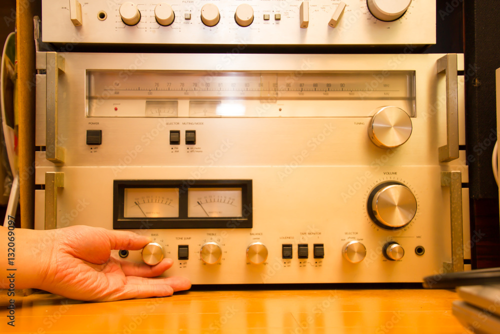 Fototapeta premium アンプ 操作