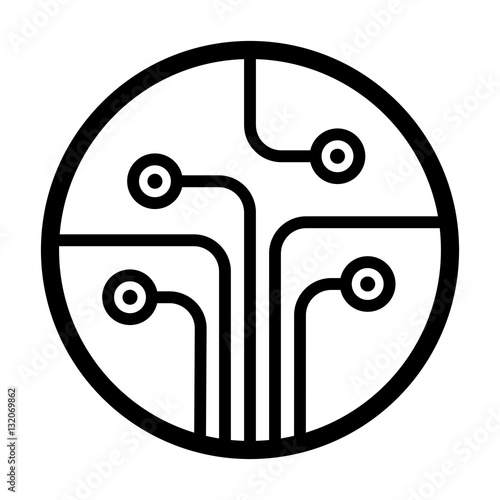 Digitale Technologien - Symbol