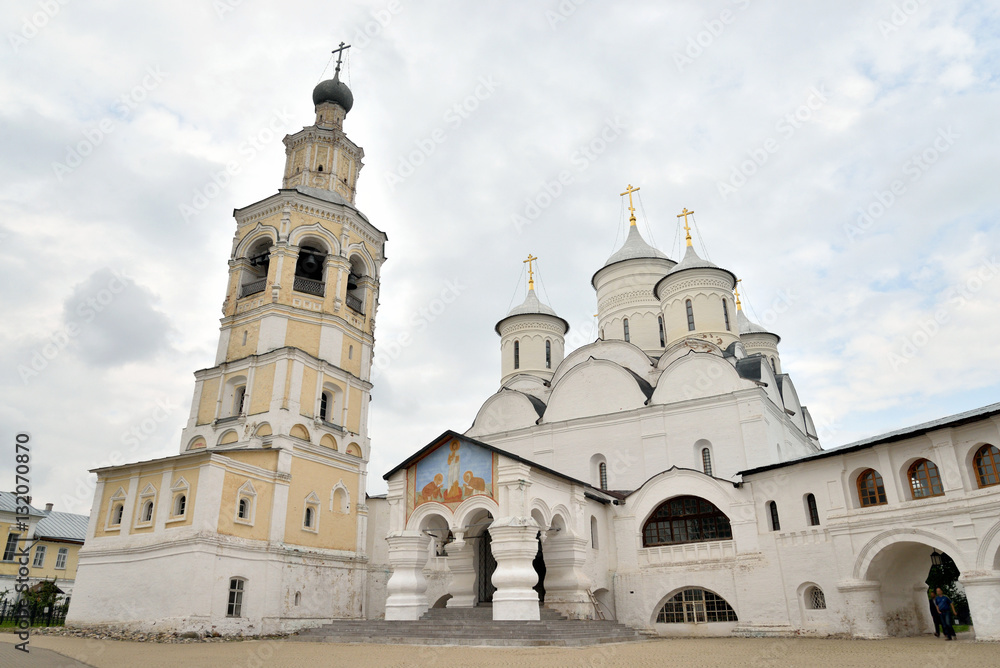 Spassky Cathedral with bell tower in Saviour Priluki Monastery.