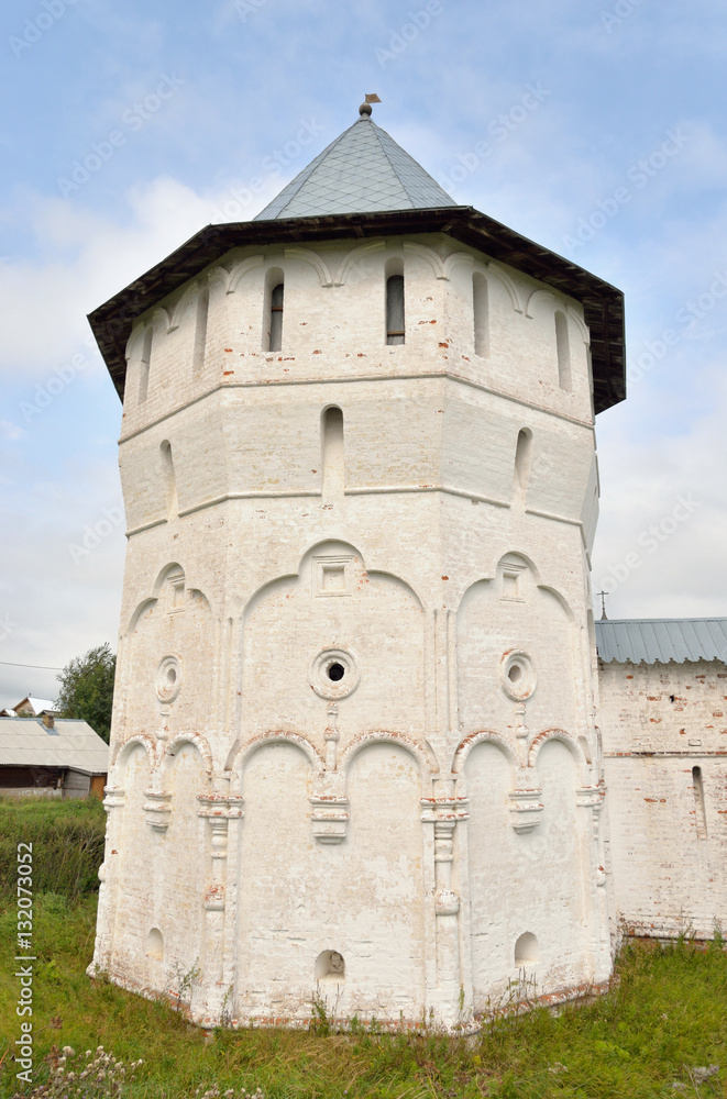 Fortress tower of Saviour Priluki Monastery.