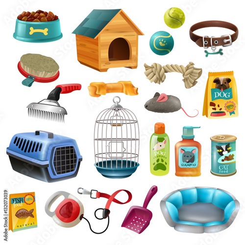 Pet Care Elements Set