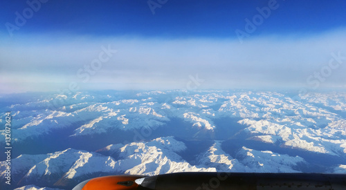 Alps - view from plane