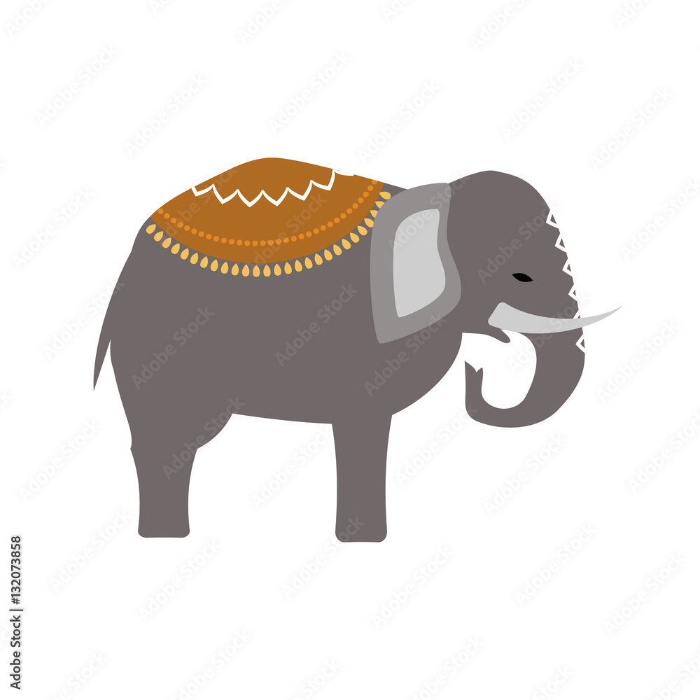 Obraz premium Elephant vector illustration.