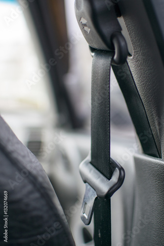 Black safety belt, auto protection