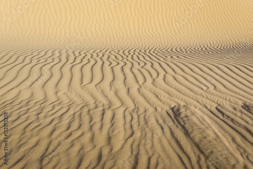 Pattern of sand dune of Maranjab Desert in Iran