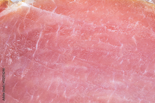Closeup macro sirloin pork ham background abstract