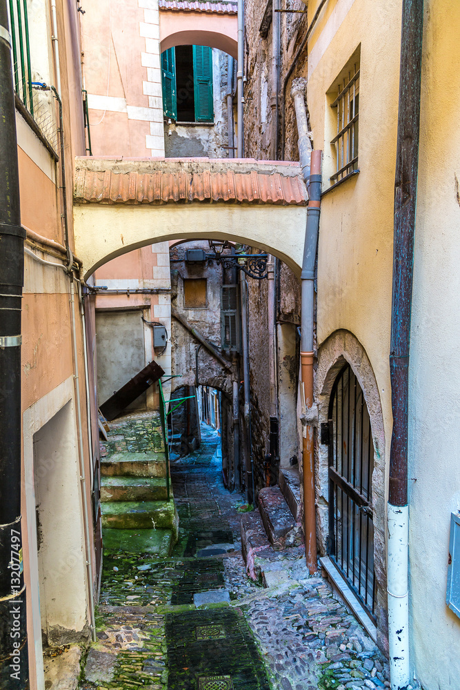 Medieval street in San Remo
