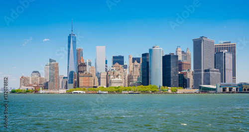 New York City, USA, Manhattan skyline, View from Staten Island F