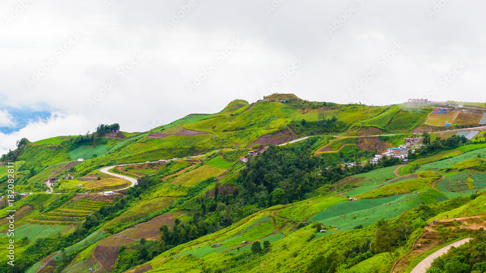 Mountain road at ( phu tubberk) in Phu Hin Rong Kla National Par Mountain road at ( phu tubberk) in Phu Hin Rong Kla National Par