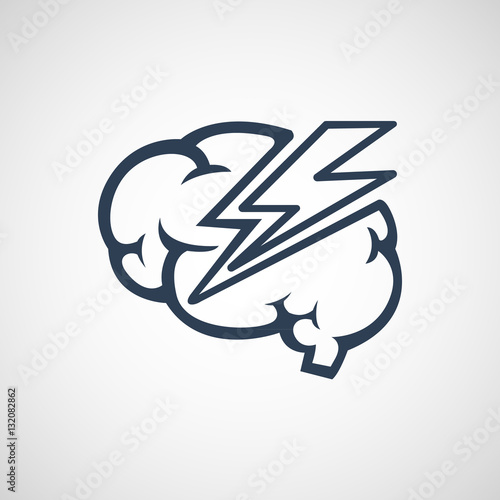 brain disease logo vector icon design