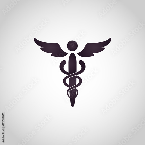 Medicine symbol logo vector icon design