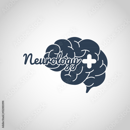 neurology logo vector icon template