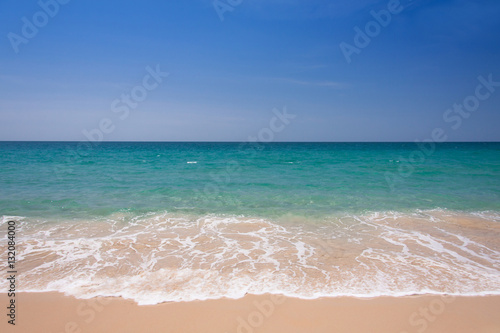 Wave and blue sky at Andaman sea,thailand