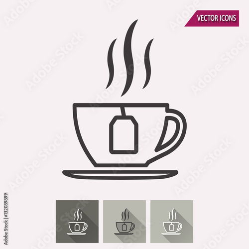Tea - vector icon.