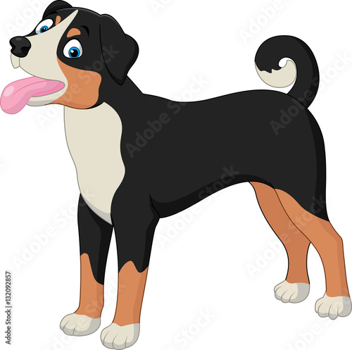 Cartoon dog Miniature Pincher