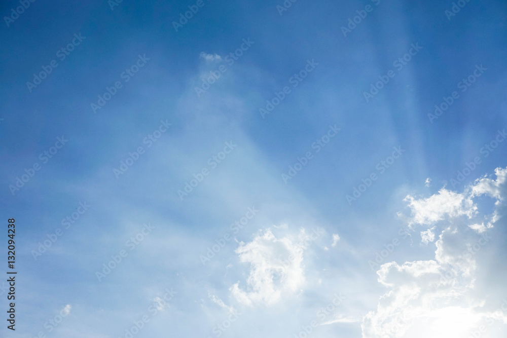 bright sunlight in the blue sky bright sunlight in the blue sky