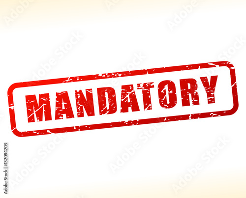 mandatory text buffered