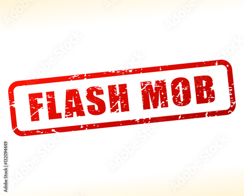 flash mob text buffered