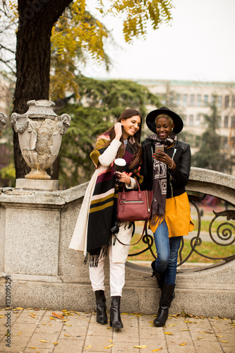 Multiracial friendship