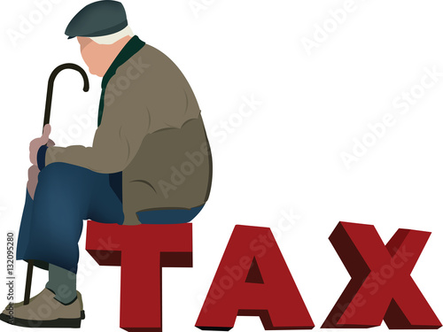 persona anziana pensionato seduta