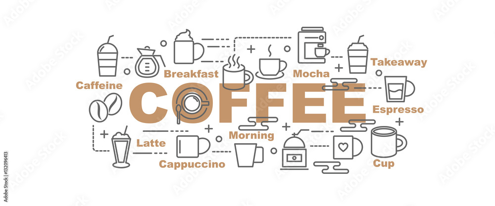 coffee vector banner
