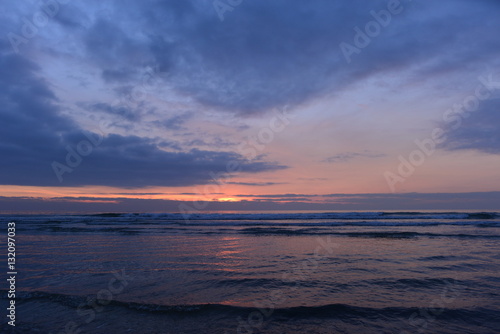 Sonnenuntergang Lido di Camaiore im Ligurischen Meer