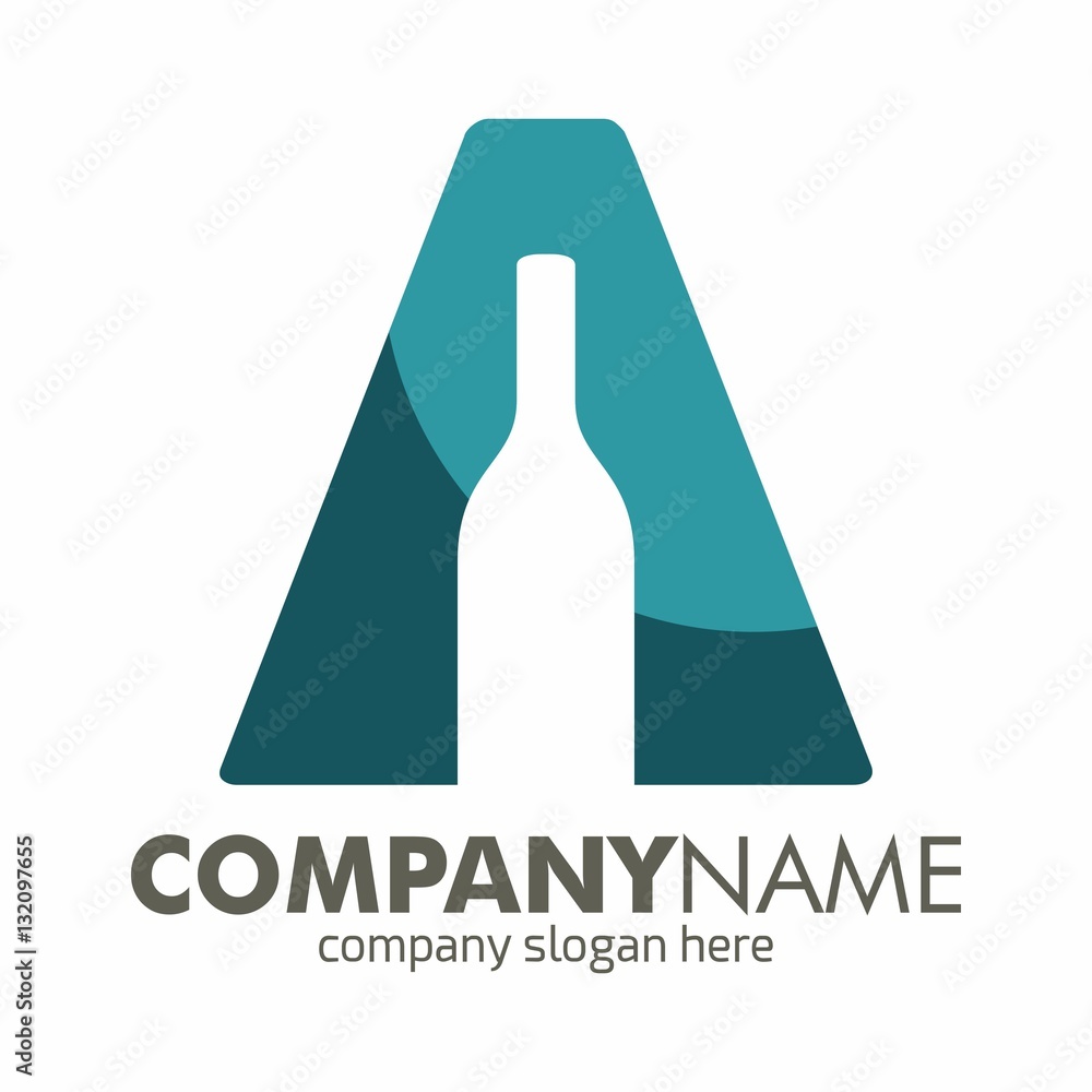 Wine Bottle logo icon vector template Wine Bottle logo icon vector template