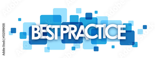 BEST PRACTICE Vector Letters Icon