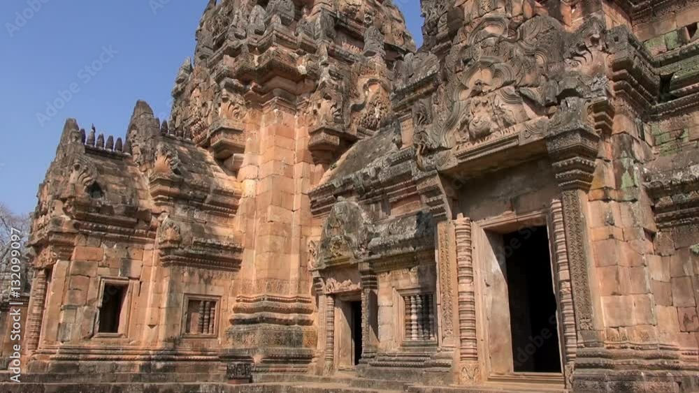 The Khmer temple at Phanom Rung Historical Park. Many changes were made to the temple during in the 15th-18th Buddhist century. The Khmer temple at Phanom Rung Historical Park. Many changes were made to the temple during in the 15th-18th Buddhist century.